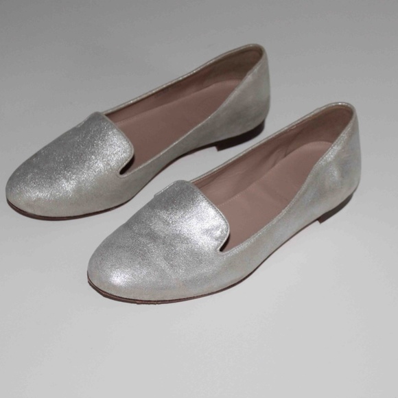 J. crew metallic suede Cleo loafers in size 7 - Picture 2 of 6